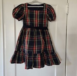 Crewcuts Navy Plaid Dress